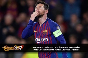 Messi Menunjukan Aksi Dan Menjadikan Suporter Lawan Resepek Aplaus